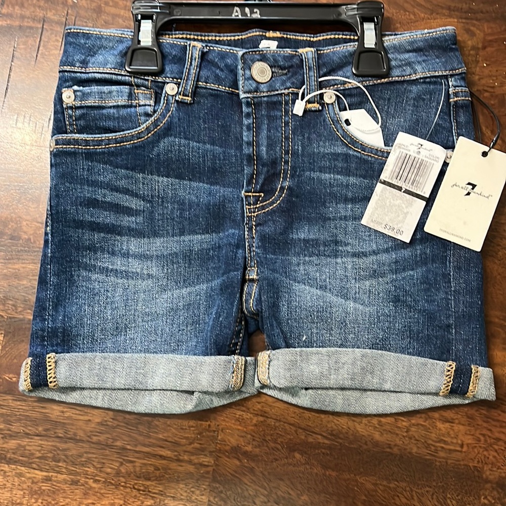 Brand new with tags 7 for all mankind denim shorts
